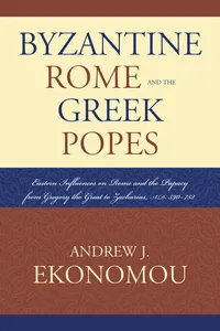Byzantine Rome and the Greek Popes_cover
