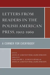 Letters from Readers in the Polish American Press, 1902–1969_cover