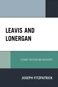 Leavis and Lonergan_cover