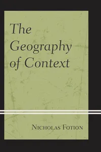 The Geography of Context_cover