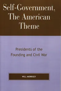 Self-Government, The American Theme_cover