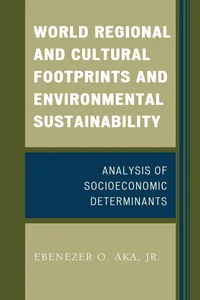 World Regional and Cultural Footprints and Environmental Sustainability_cover