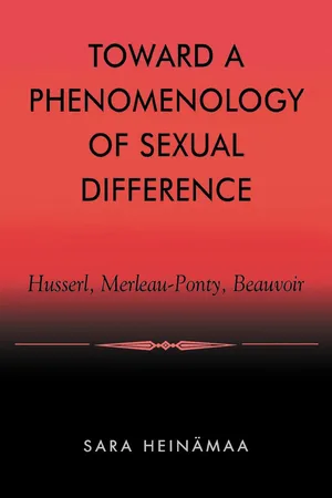 Toward a Phenomenology of Sexual Difference