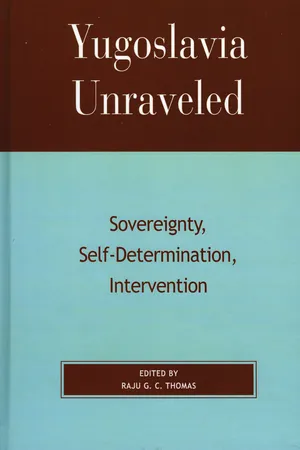 Yugoslavia Unraveled