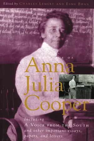 The Voice of Anna Julia Cooper