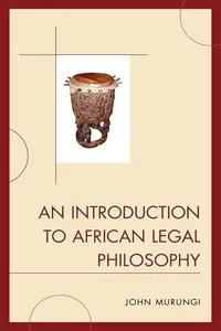 An Introduction to African Legal Philosophy_cover