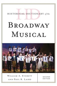 Historical Dictionary of the Broadway Musical_cover