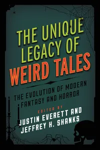 The Unique Legacy of Weird Tales_cover