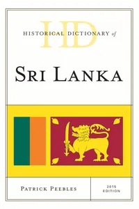 Historical Dictionary of Sri Lanka_cover