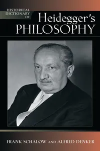 Historical Dictionary of Heidegger's Philosophy_cover