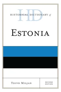 Historical Dictionary of Estonia_cover