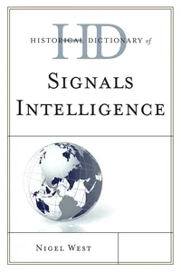 Historical Dictionary of Signals Intelligence_cover