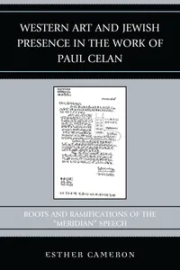 Western Art and Jewish Presence in the Work of Paul Celan_cover