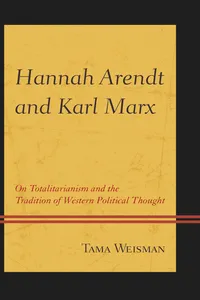 Hannah Arendt and Karl Marx_cover