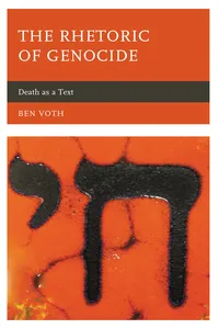 The Rhetoric of Genocide_cover