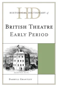 Historical Dictionary of British Theatre_cover