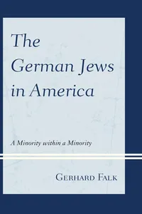 The German Jews in America_cover