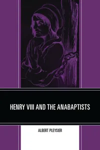 Henry VIII and the Anabaptists_cover