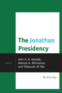 The Jonathan Presidency_cover
