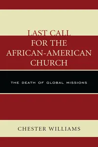 Last Call for the African-American Church_cover