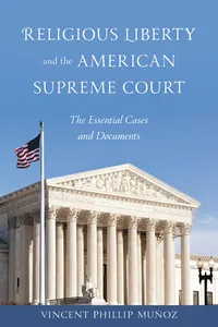 Religious Liberty and the American Supreme Court_cover