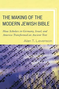 The Making of the Modern Jewish Bible_cover