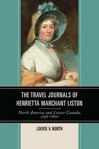 The Travel Journals of Henrietta Marchant Liston_cover