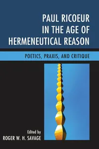 Paul Ricoeur in the Age of Hermeneutical Reason_cover
