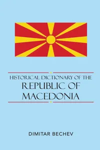 Historical Dictionary of the Republic of Macedonia_cover