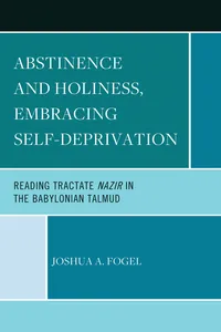 Abstinence and Holiness, Embracing Self-Deprivation_cover