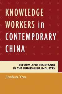 Knowledge Workers in Contemporary China_cover