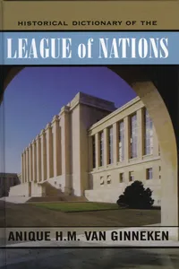 Historical Dictionary of the League of Nations_cover
