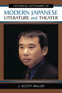Historical Dictionary of Modern Japanese Literature and Theater_cover