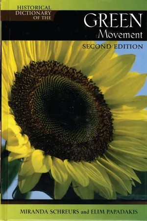 Historical Dictionary of the Green Movement