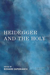 Heidegger and the Holy_cover