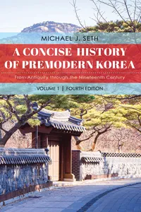 A Concise History of Premodern Korea_cover