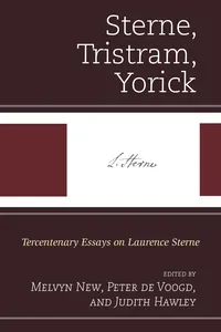 Sterne, Tristram, Yorick_cover