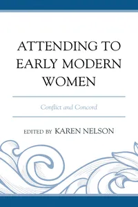 Attending to Early Modern Women_cover