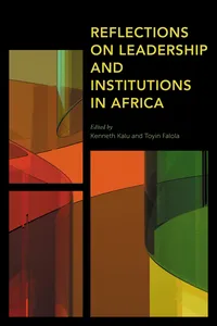 Reflections on Leadership and Institutions in Africa_cover