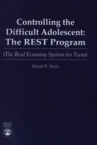 Controlling the Difficult Adolescent_cover