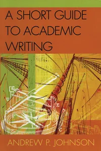 A Short Guide to Academic Writing_cover