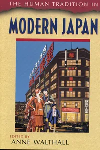 The Human Tradition in Modern Japan_cover