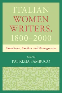 Italian Women Writers, 1800–2000_cover