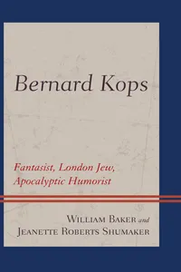 Bernard Kops_cover