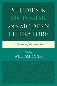 Studies in Victorian and Modern Literature_cover