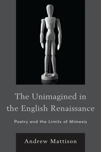 The Unimagined in the English Renaissance_cover
