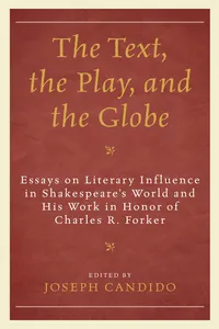 The Text, the Play, and the Globe_cover