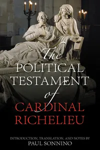 The Political Testament of Cardinal Richelieu_cover