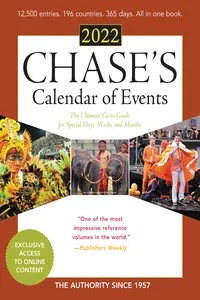 Chase's Calendar of Events 2022_cover