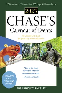 Chase's Calendar of Events 2023_cover